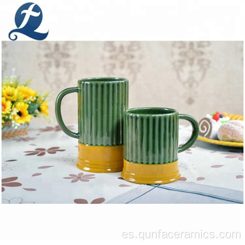Taza de cerámica impresa personalizada al por mayor de las tazas de té del café